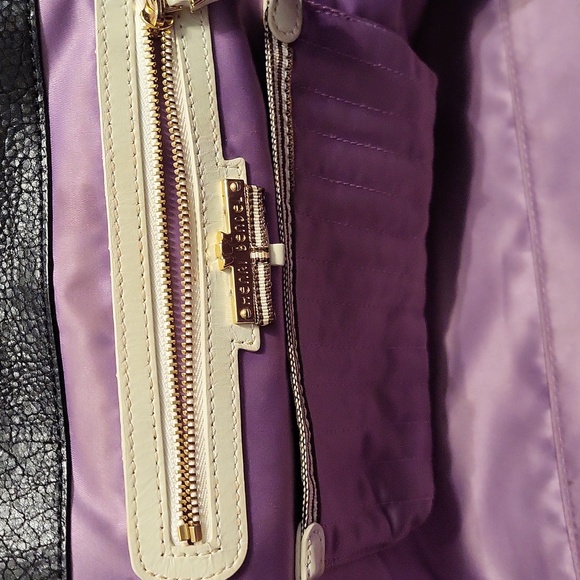 Henri Bendel leather & weaver large bag - Picture 7 of 12